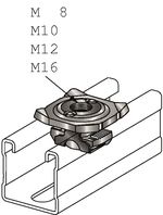 Opphengsmutter MQA-M16-F